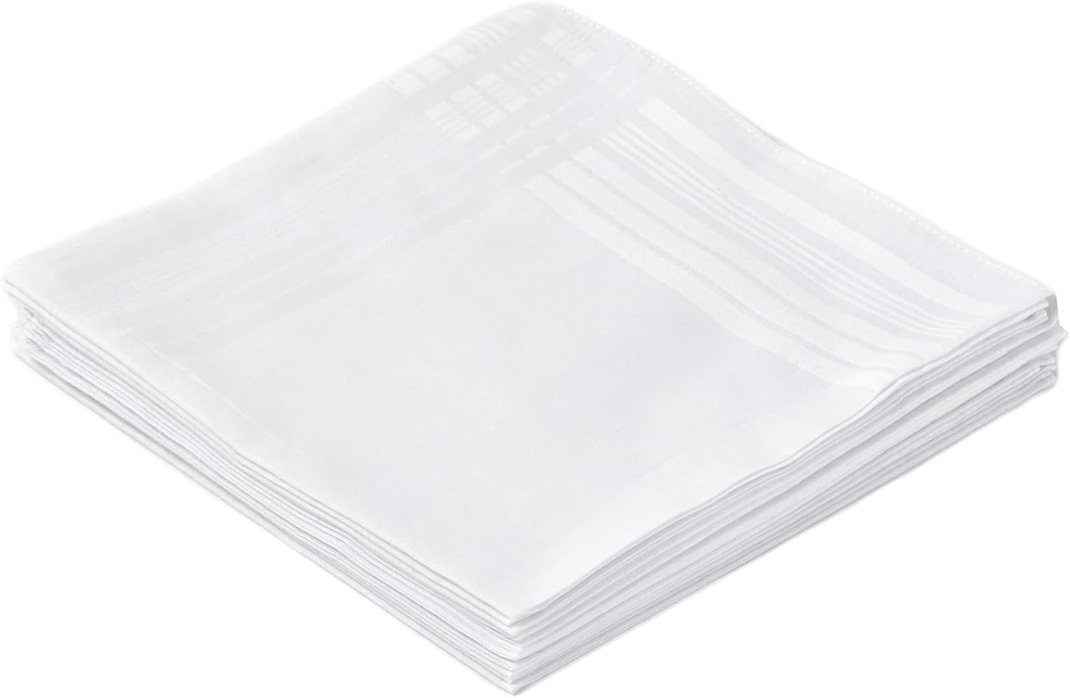 Men's Pure White 100% Cotton H - Handkerchief Cotton Men 리뷰 및 가격
