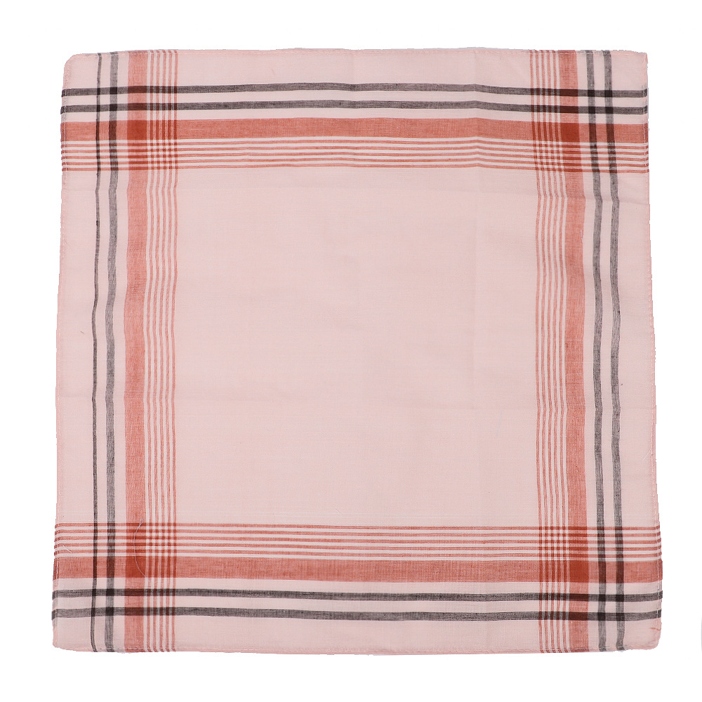 6pcs Men's Mixed Color Plaid S - Handkerchief Cotton Men 리뷰 및 가격
