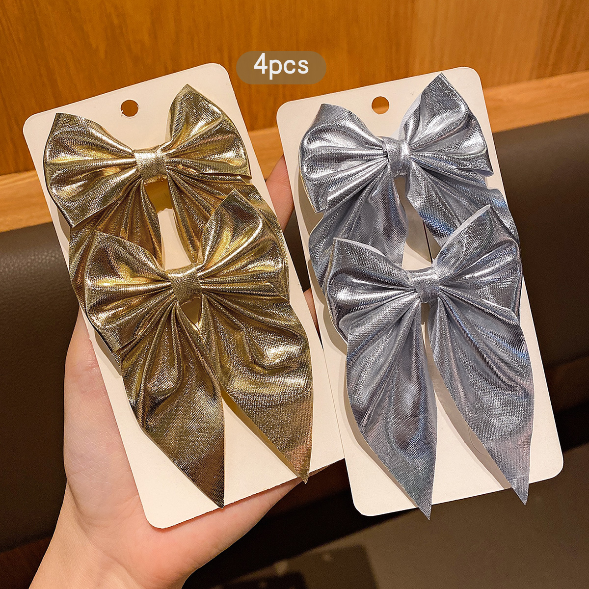 4 fashionable bow hair clips i - Tie Clip Silver 리뷰 및 가격