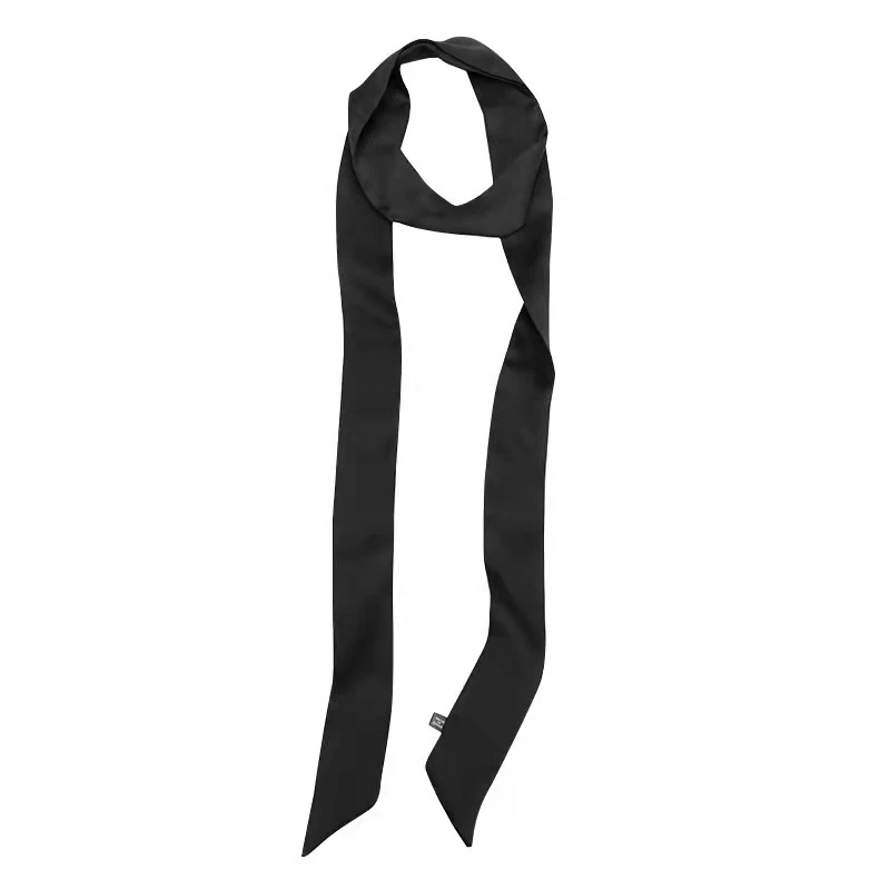 5x200cm Satin Silk Narrow Scar - Silk Neck Scarf 리뷰 및 가격