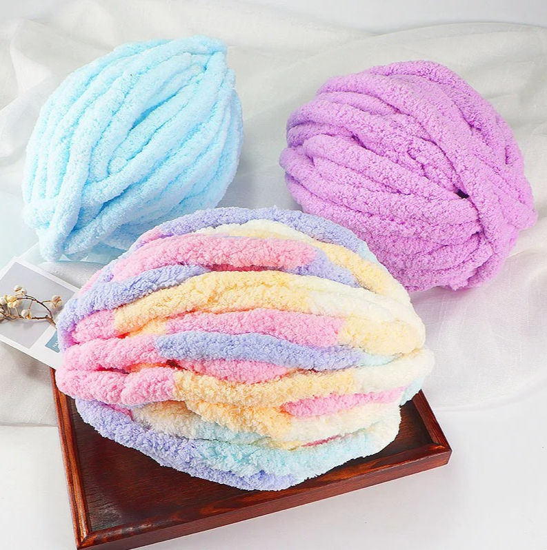 DIY  Velvet Thick Yarn Blanket - Woven Scarf Blanket 리뷰 및 가격