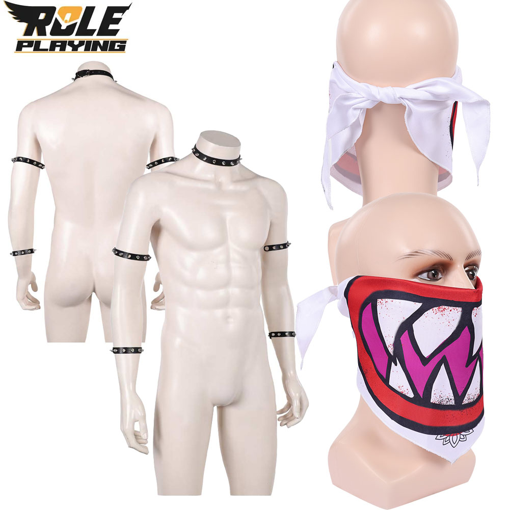 Bowser Jr Cosplay Scarf Mask B - Ascot Neck Scarf 리뷰 및 가격