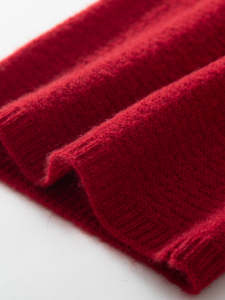 100% Pure Cashmere Waffle Knit - Infinity Scarf Knit 리뷰 및 가격