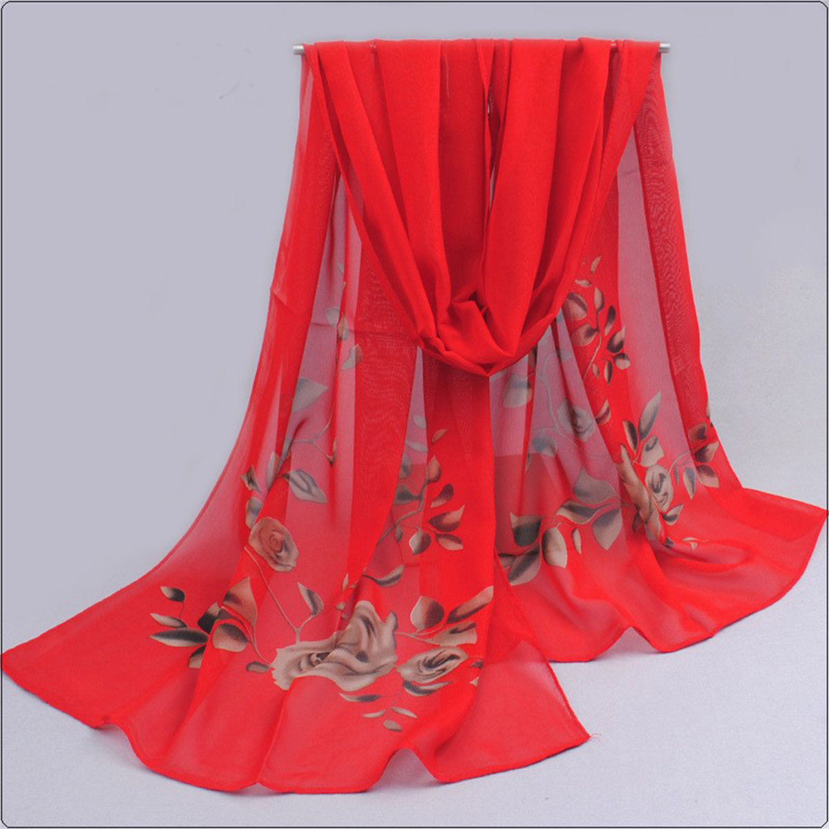 1pcs Chiffon Scarf Simple Eleg - Face Scarf Mask 리뷰 및 가격