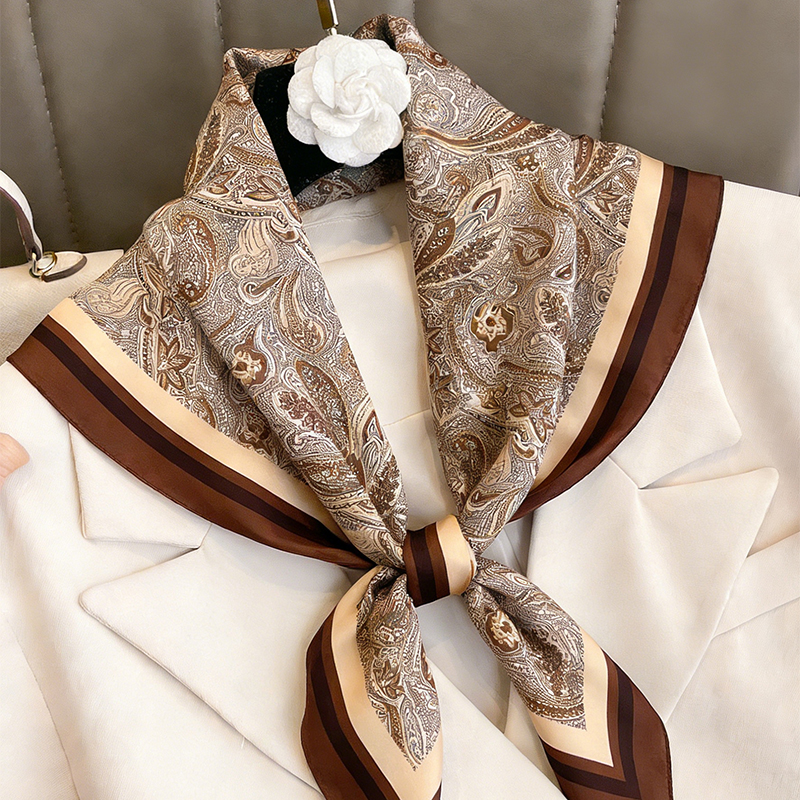 Luxury Women Silk Square Scarf - Scarf Silk Square 리뷰 및 가격