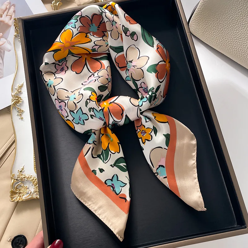 Luxury Square Scarf For Women  - Scarf Silk Square 리뷰 및 가격