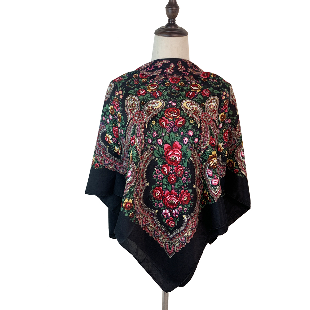 100*100cm Russian Square Scarf - Bandana Cotton 리뷰 및 가격