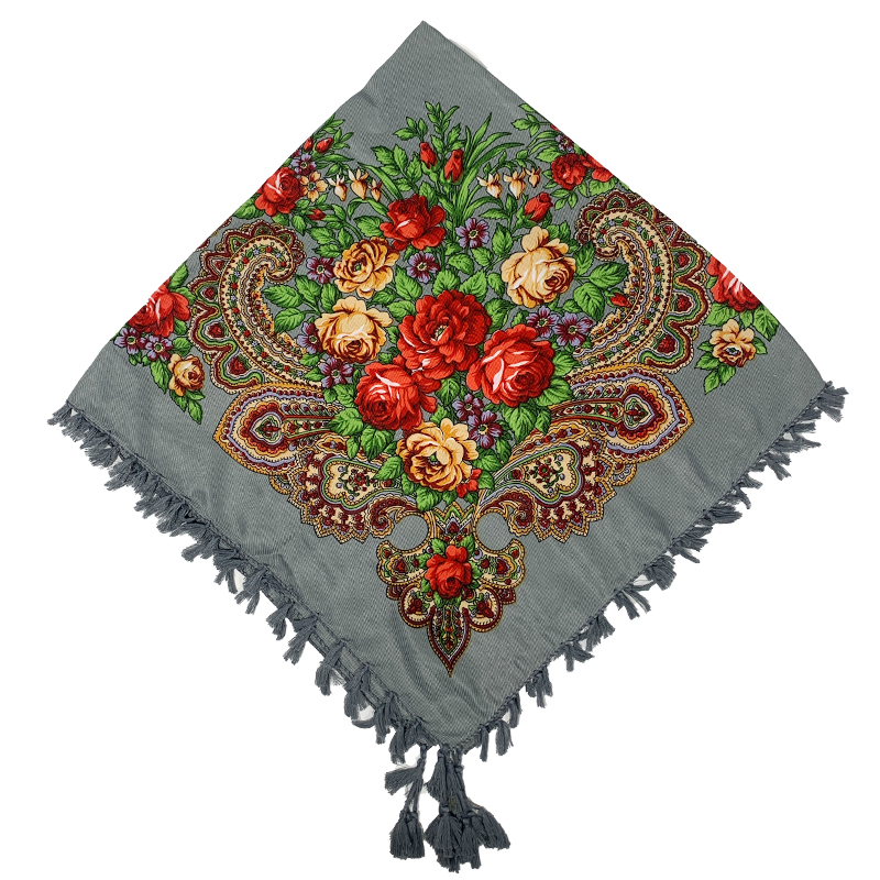 90*90cm WomenRussian Floral Sq - Bandana Cotton 리뷰 및 가격