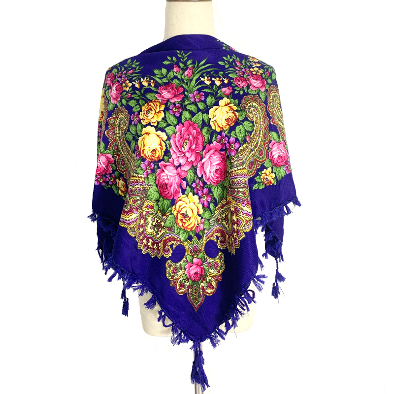90*90cm WomenRussian Floral Sq - Bandana Cotton 리뷰 및 가격