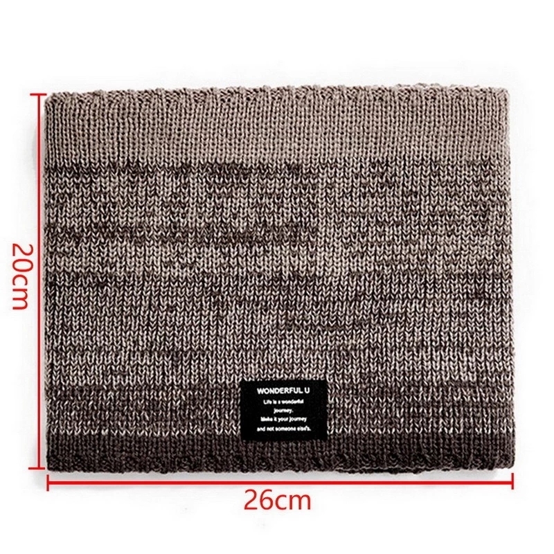 Winter Scarf for Men Fleece Ri - Handkerchief Cotton Men 리뷰 및 가격