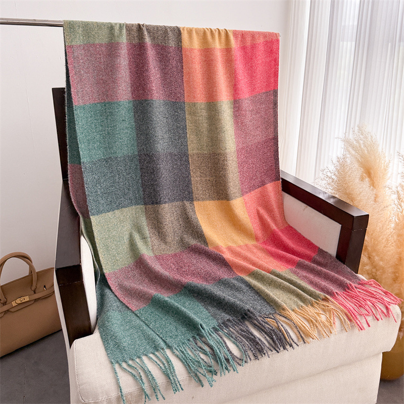 200*64cm New Fashion Cashmere  - Woven Scarf Blanket 리뷰 및 가격
