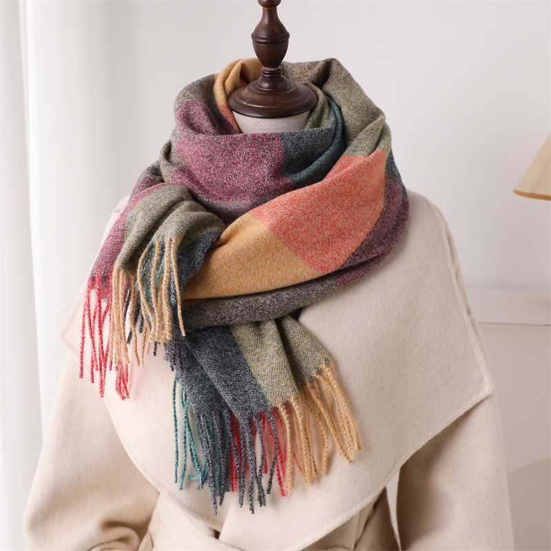 200*64cm New Fashion Cashmere  - Woven Scarf Blanket 리뷰 및 가격