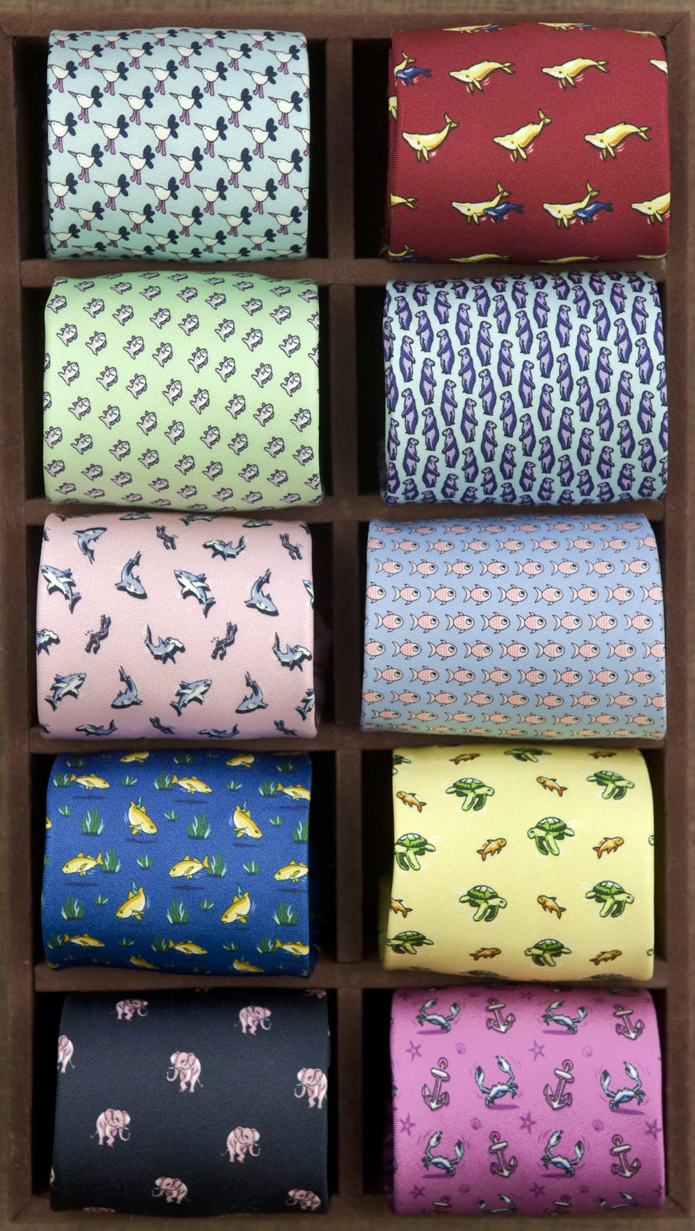 Multicolor Colorful Character  - Skinny Tie Men 리뷰 및 가격