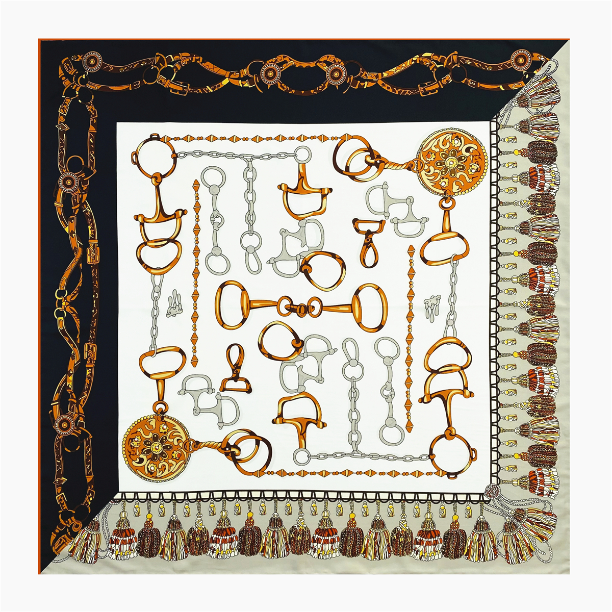 90cm Luxury Rope Tassels Twill - Face Scarf Mask 리뷰 및 가격