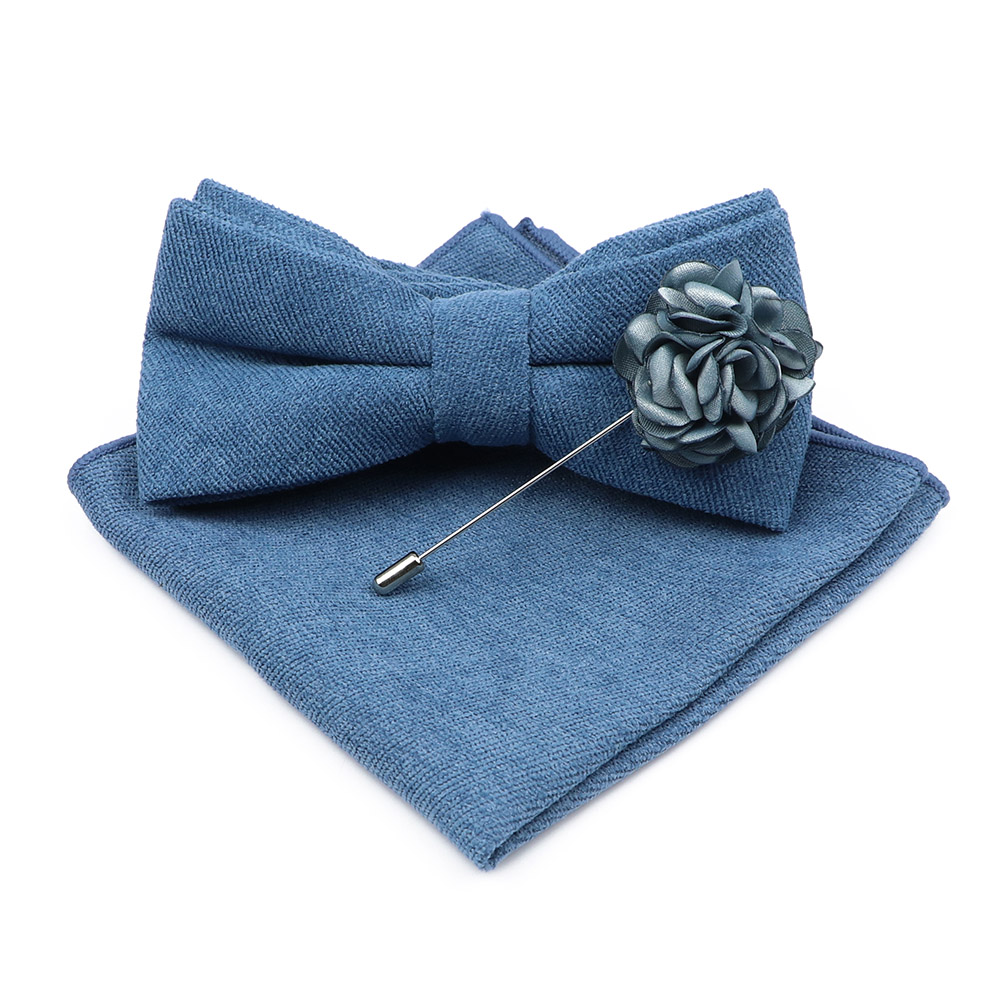 Mens Solid Color Cotton Bowtie - Handkerchief Cotton Men 리뷰 및 가격