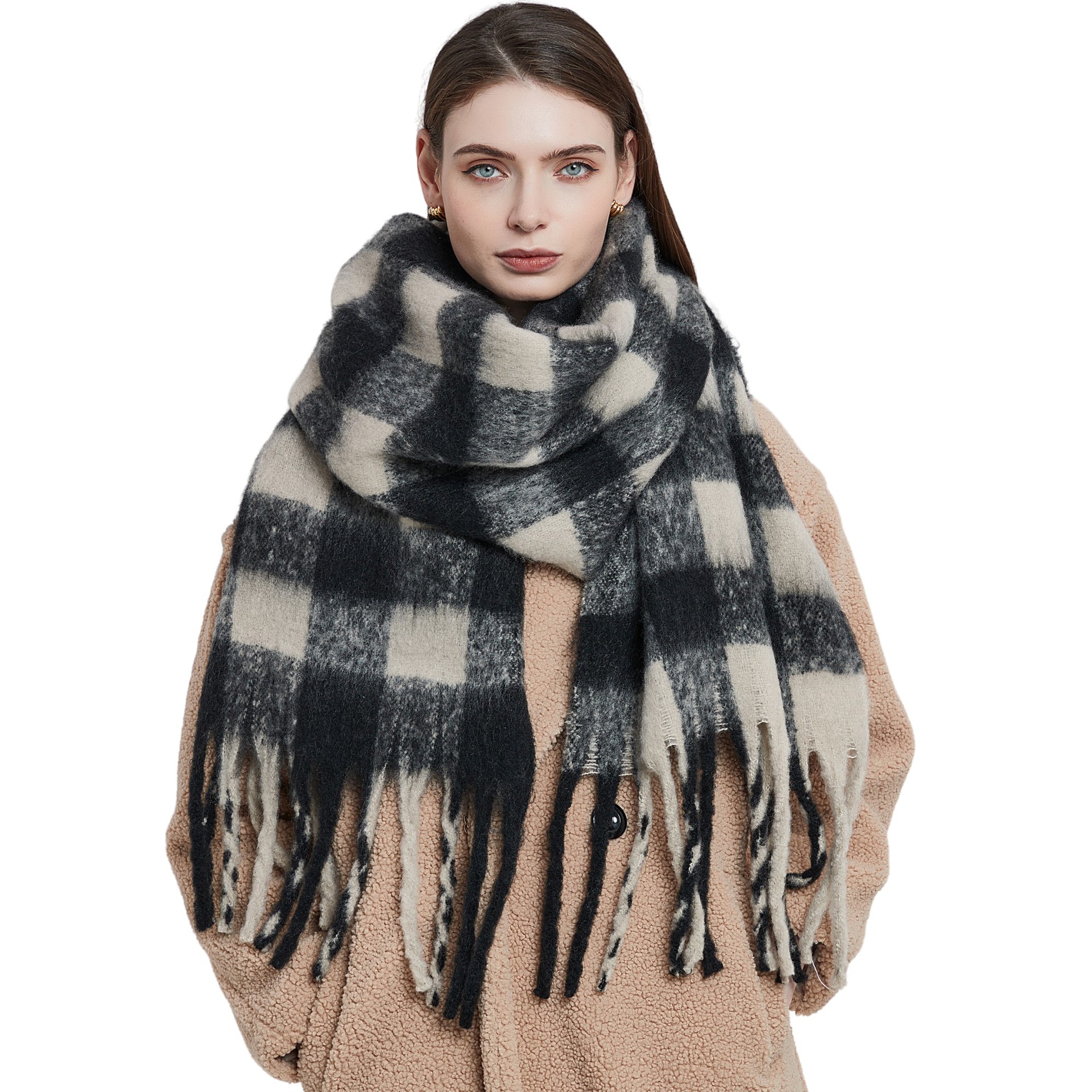 Thick Tassel Scarf Shawl Women - Pashmina Wrap Large 리뷰 및 가격