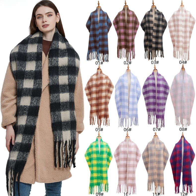 Thick Tassel Scarf Shawl Women - Pashmina Wrap Large 리뷰 및 가격