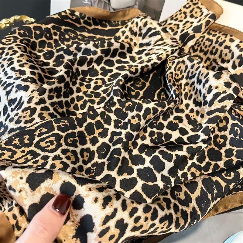 1pc Luxury Brand Leopard Print - Bandana Cotton 리뷰 및 가격