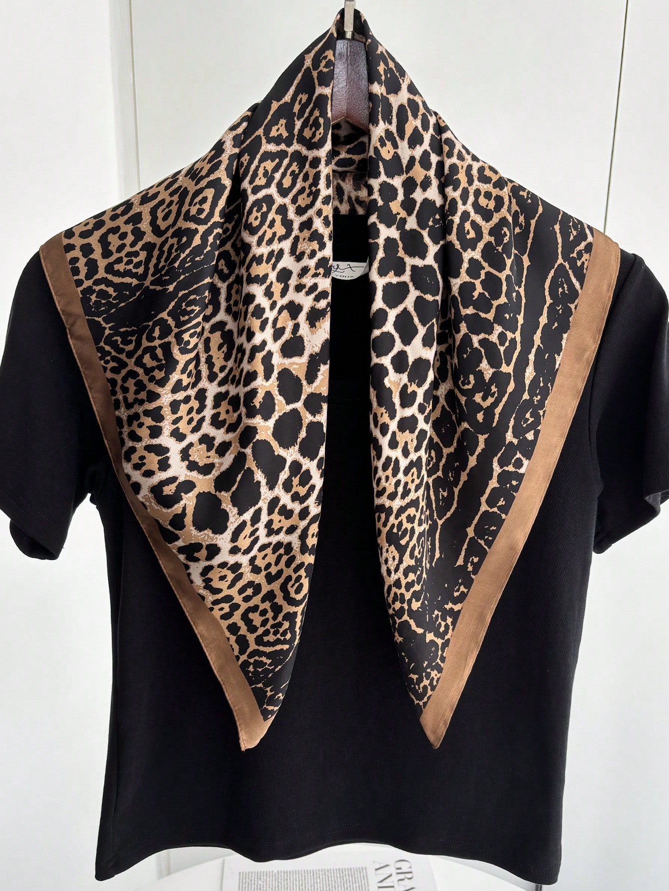 1pc Luxury Brand Leopard Print - Bandana Cotton 리뷰 및 가격