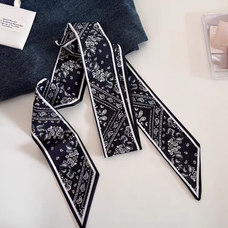 Black White Double Sided Paisl - Head Wrap Turban 리뷰 및 가격