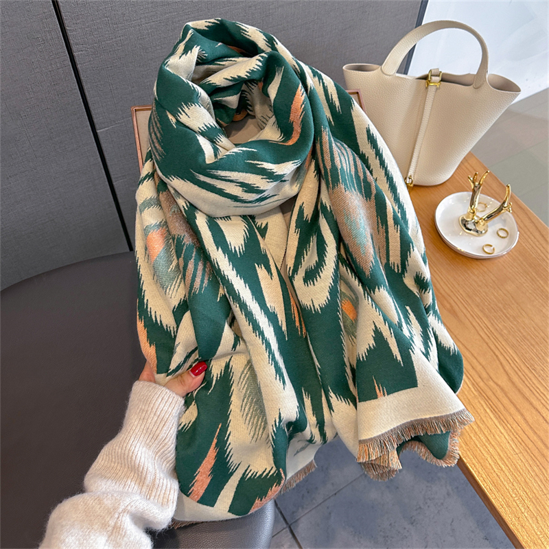 2025 Brand Warm Cashmere Ponch - Woven Scarf Blanket 리뷰 및 가격