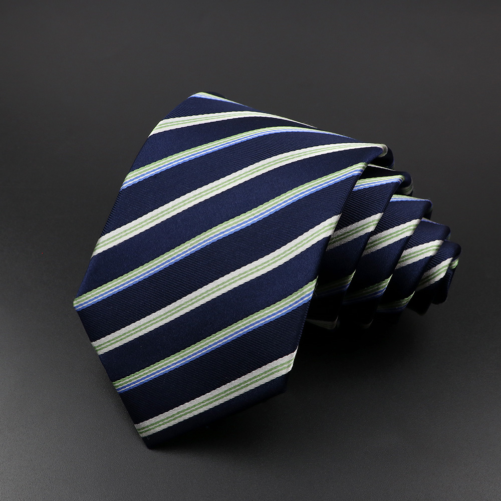 100% Silk Tie 8 cm Stripe Neck - Silk Tie Striped 리뷰 및 가격