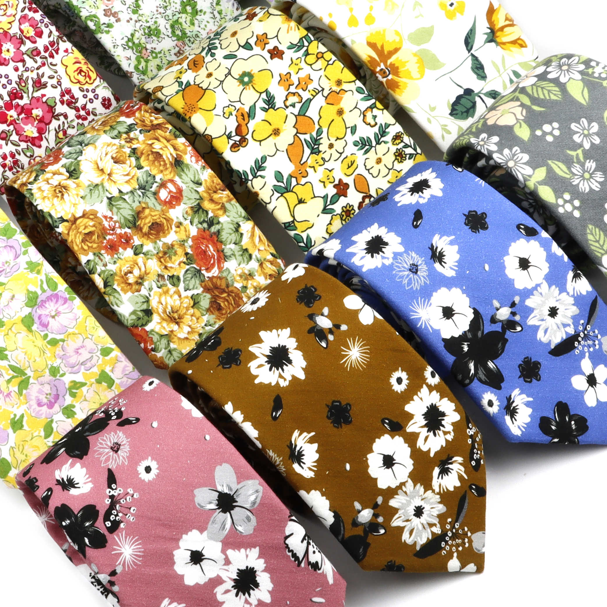 New Elegant Floral Tie For Men - Skinny Tie Men 리뷰 및 가격