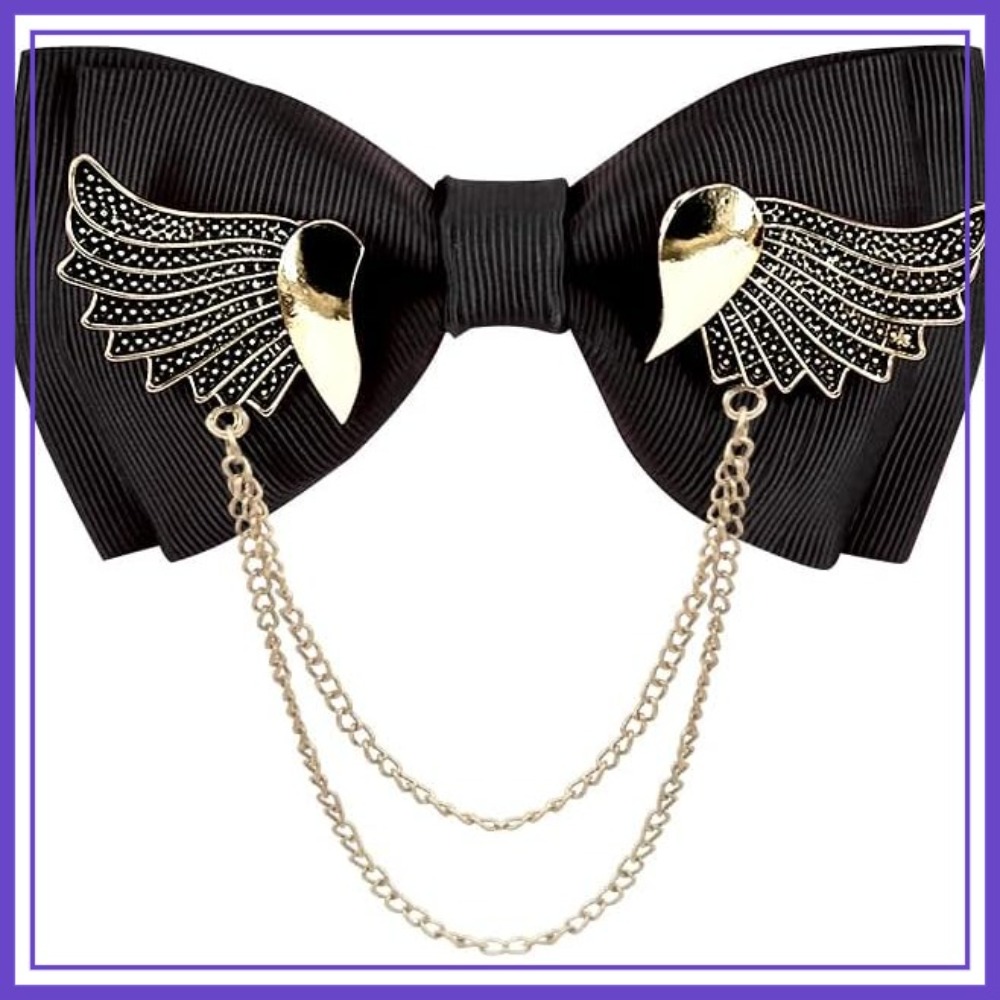 Vintage Bow Ties with Gold Met - Bow Tie Pre Tied 리뷰 및 가격