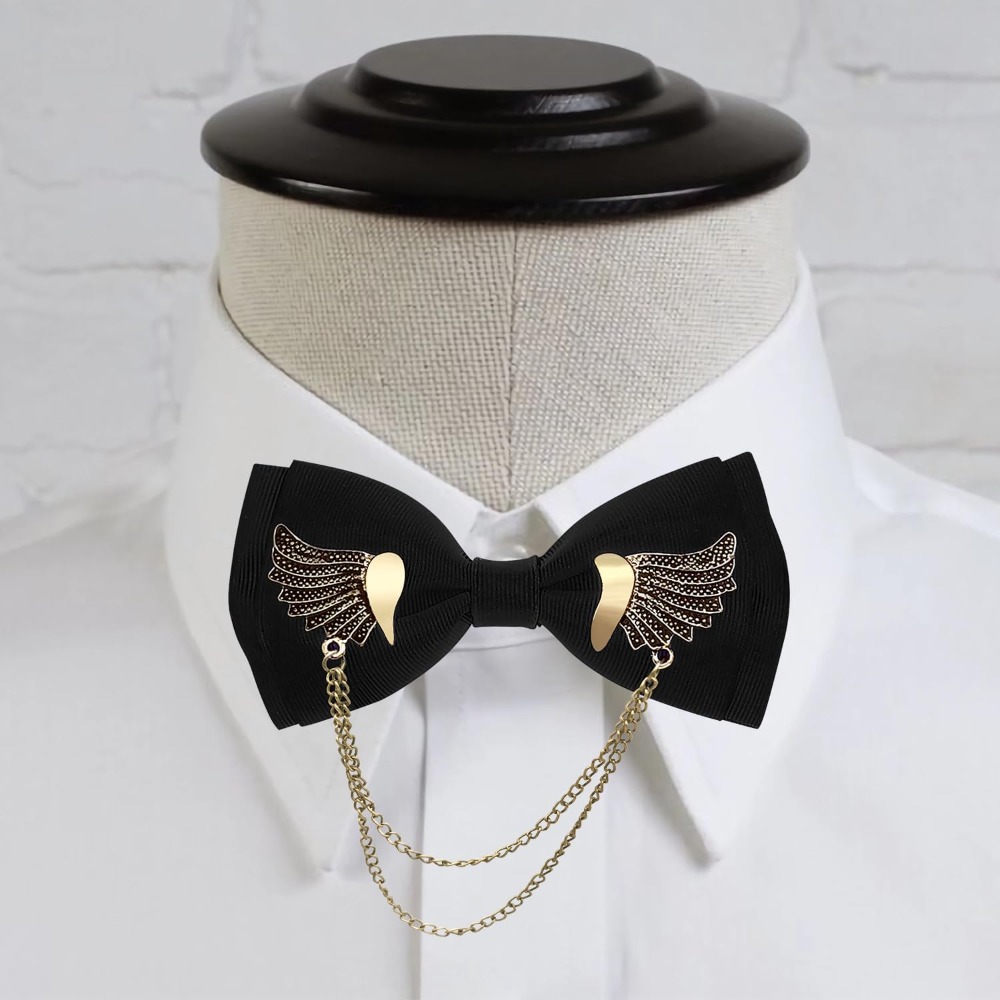 Vintage Bow Ties with Gold Met - Bow Tie Pre Tied 리뷰 및 가격
