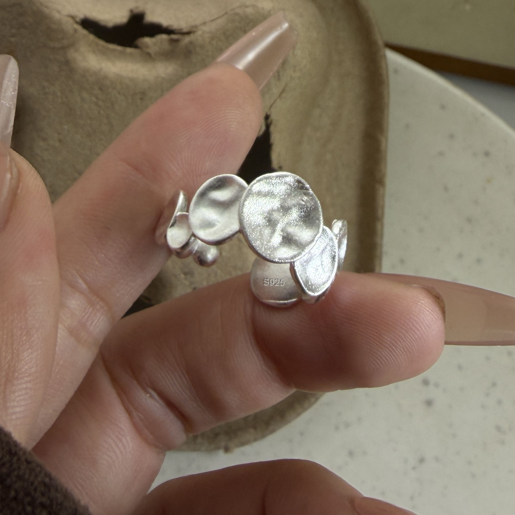 925 Sterling Silver Rings for  - Tie Clip Silver 리뷰 및 가격