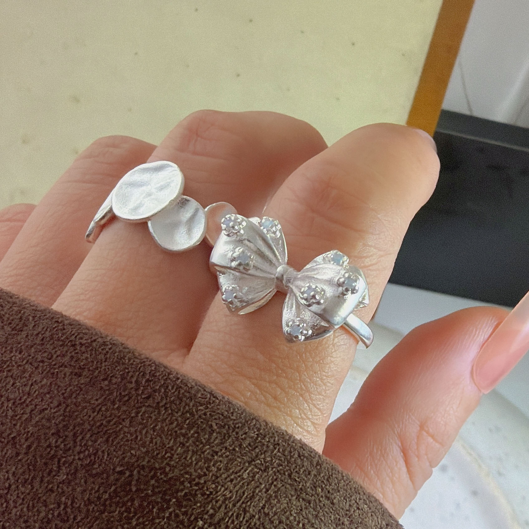 925 Sterling Silver Rings for  - Tie Clip Silver 리뷰 및 가격