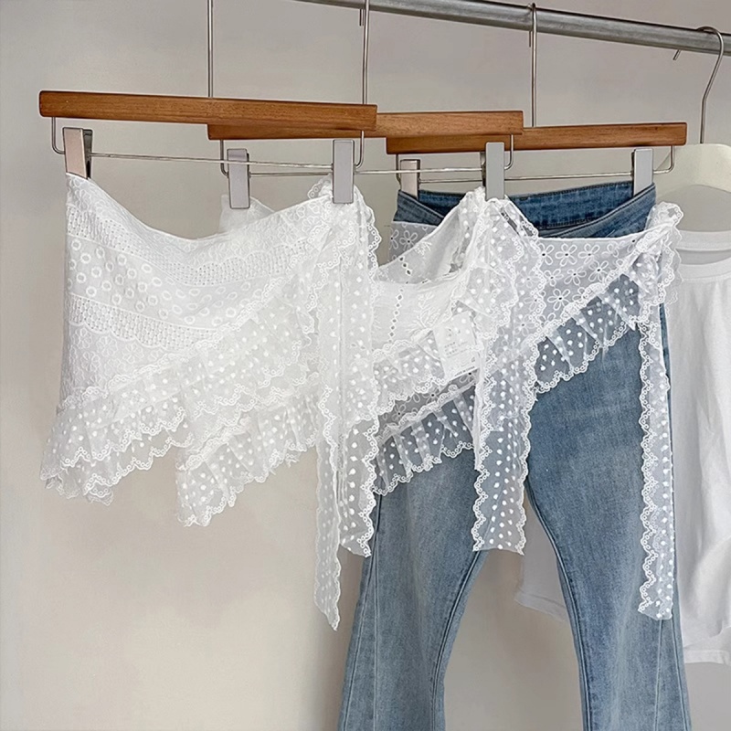 Retro  Lace Triangle Headscarf - Bandana Cotton 리뷰 및 가격