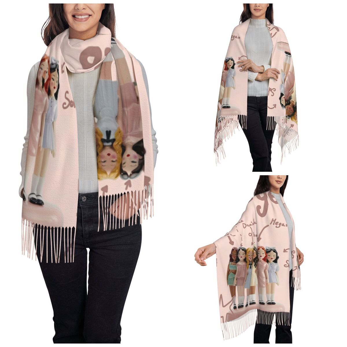 Katseye Kpop Idol Shawl Wrap W - Pashmina Wrap Large 리뷰 및 가격