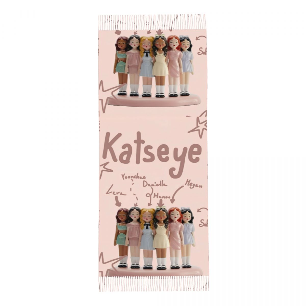 Katseye Kpop Idol Shawl Wrap W - Pashmina Wrap Large 리뷰 및 가격