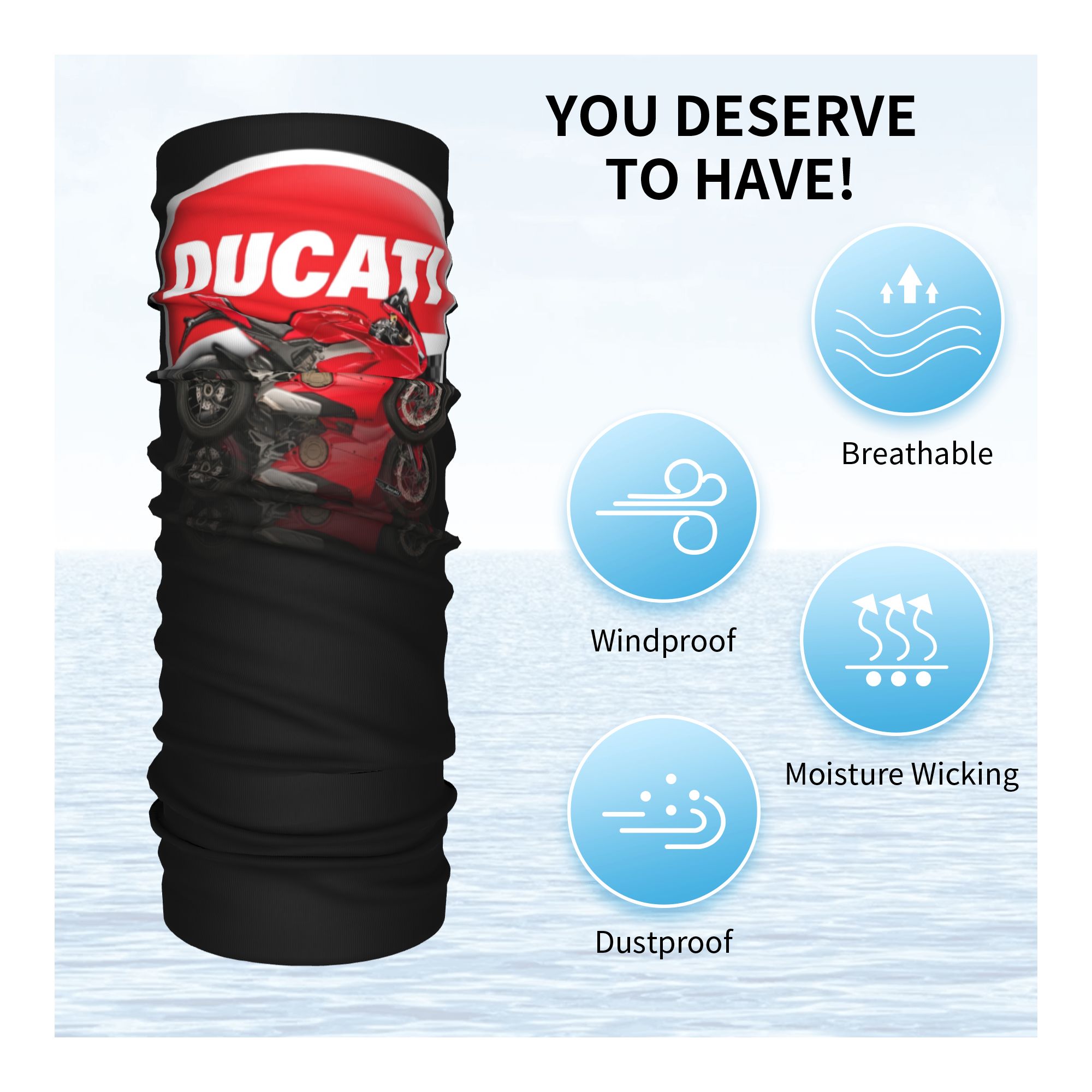 Custom Speed Ducatis Racing Ba - Neck Warmer Tube 리뷰 및 가격