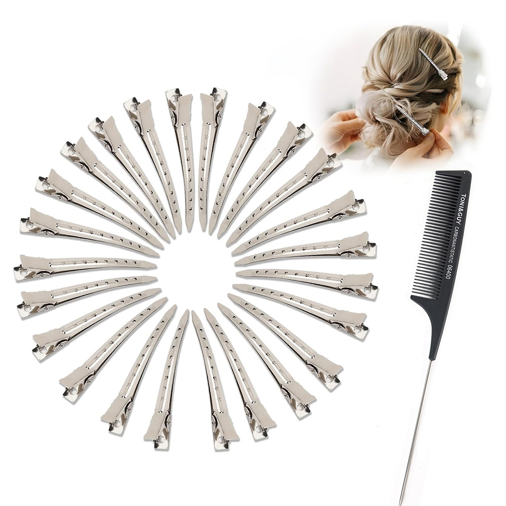 24pcs Silver Hair Clips For St - Tie Clip Silver 리뷰 및 가격