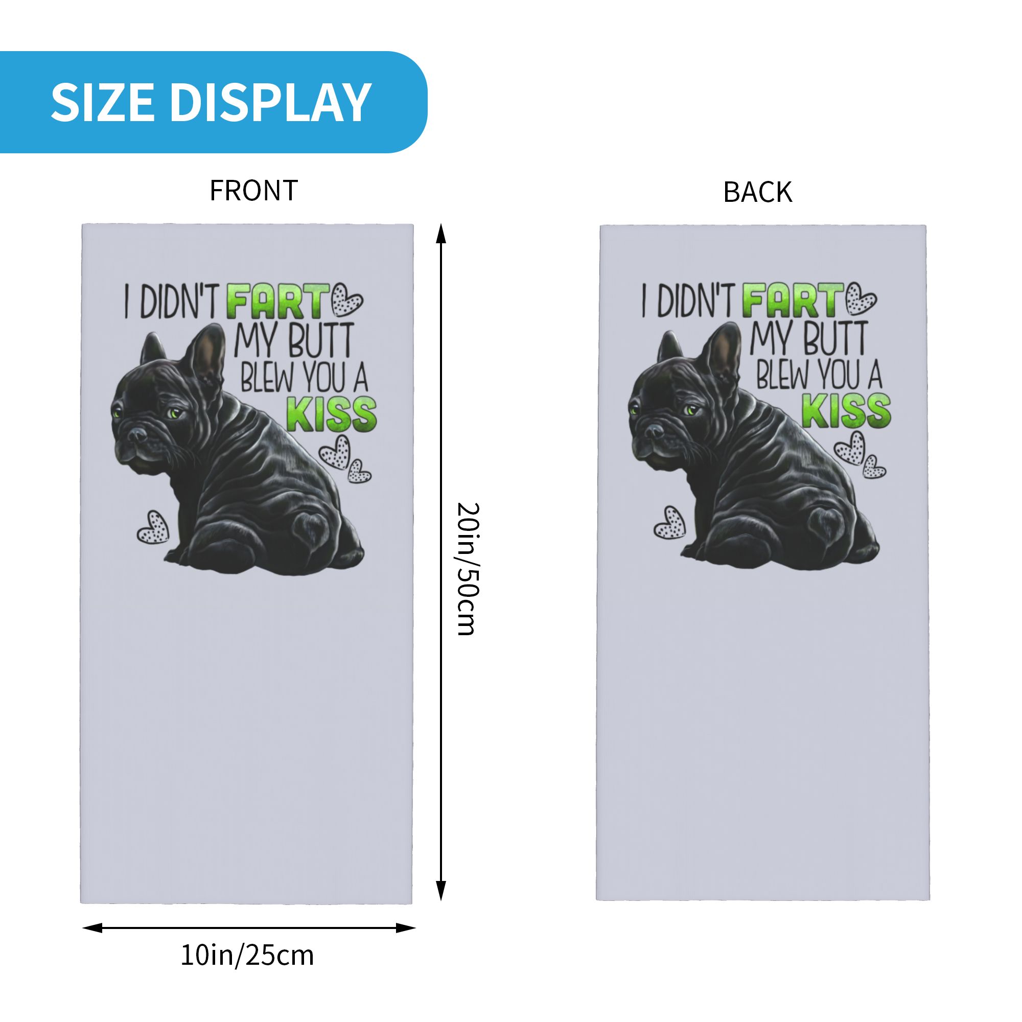 Custom Cute French Bulldog Win - Neck Warmer Tube 리뷰 및 가격