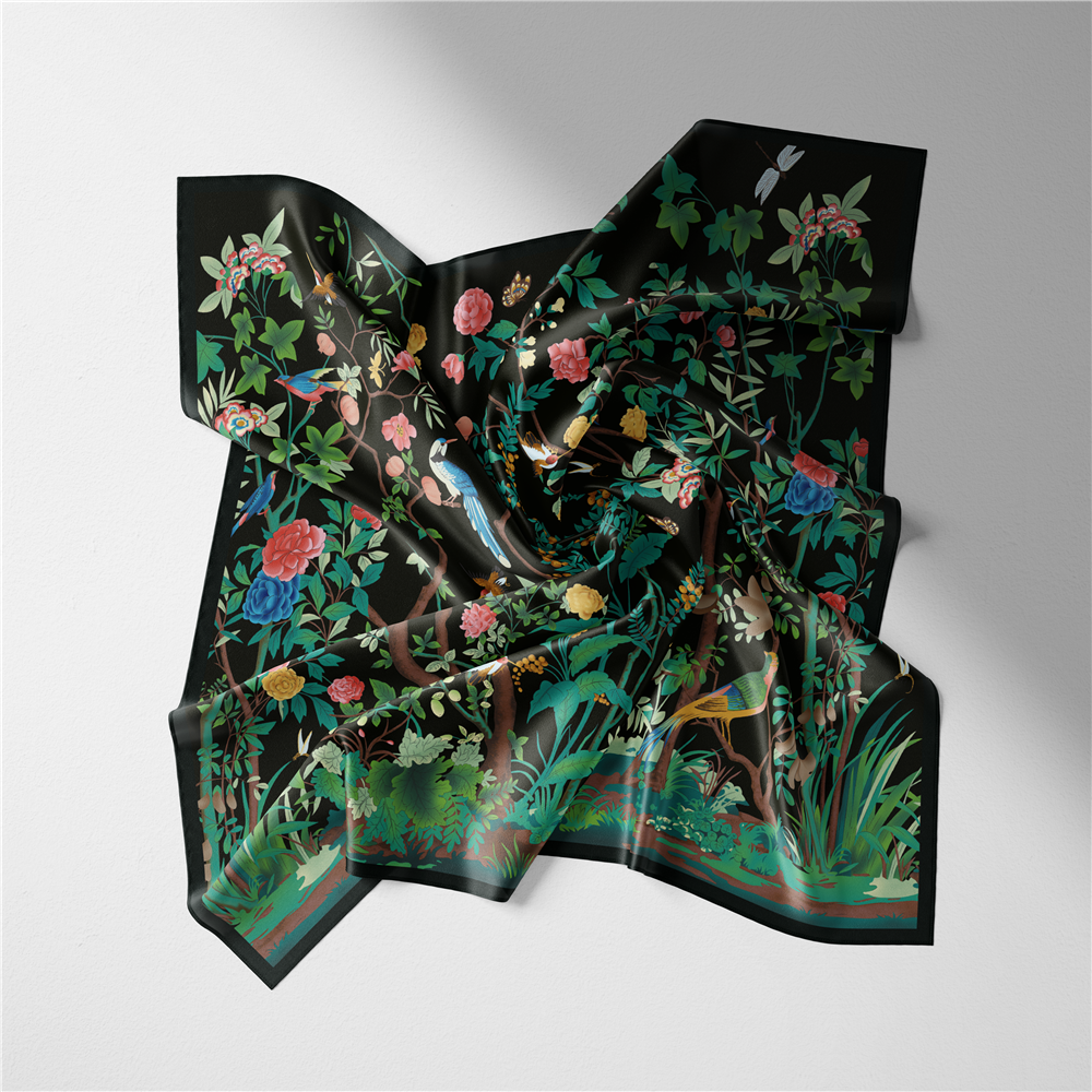 53cm Brand Square Scarf Woman  - Silk Neck Scarf 리뷰 및 가격