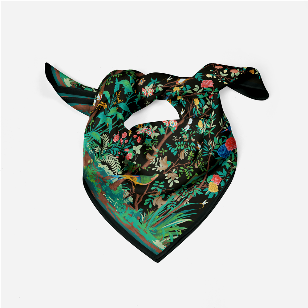 53cm Brand Square Scarf Woman  - Silk Neck Scarf 리뷰 및 가격