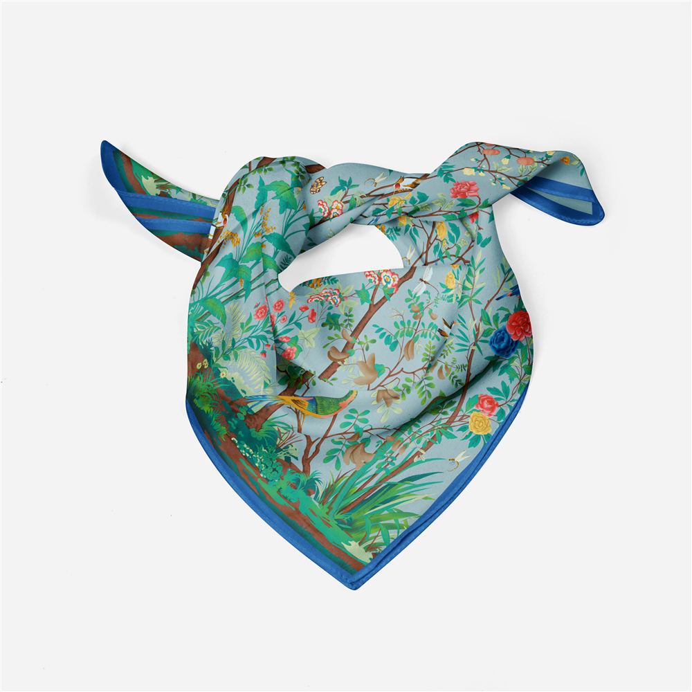 53cm Brand Square Scarf Woman  - Silk Neck Scarf 리뷰 및 가격