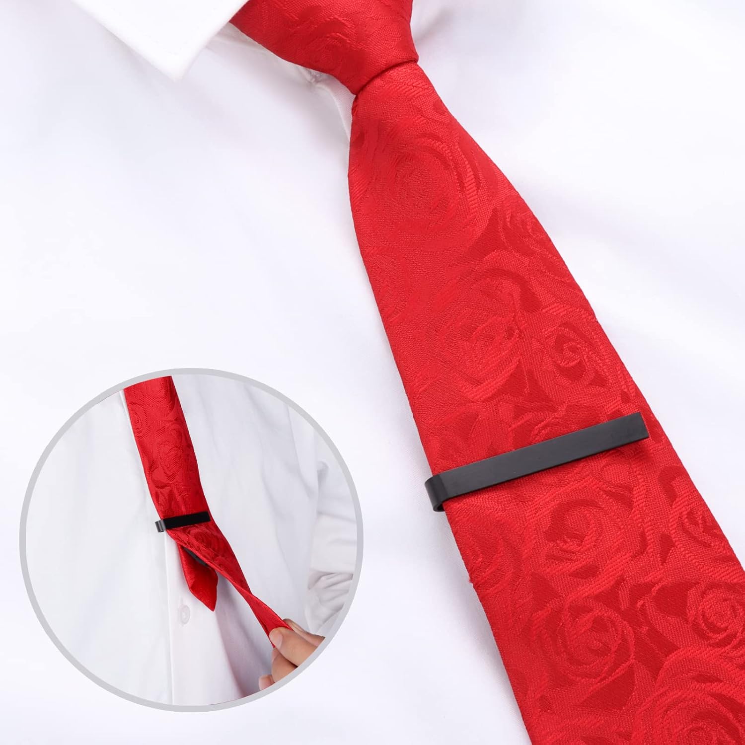 Skinny Tie Clip Bar Set, 2 Inc - Tie Bar Set Gift 리뷰 및 가격