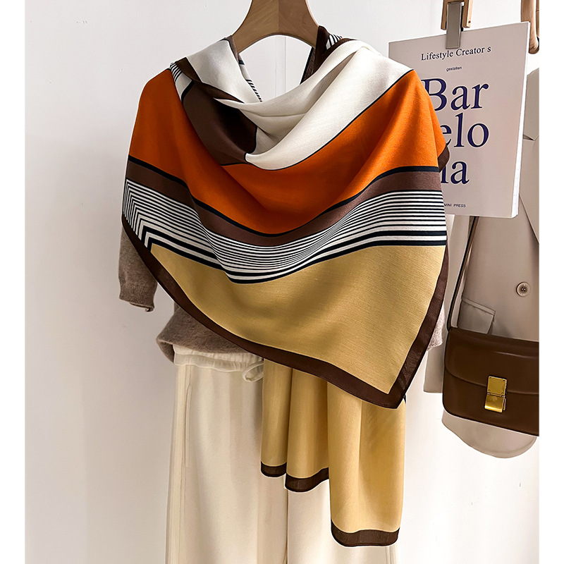Luxury Brand Scarf  Wool Cotto - Pashmina Wrap Large 리뷰 및 가격