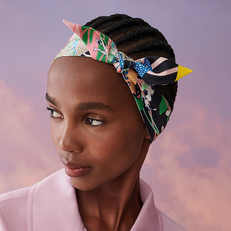 100% Silk Ring Scarf Neckerchi - Head Wrap Turban 리뷰 및 가격