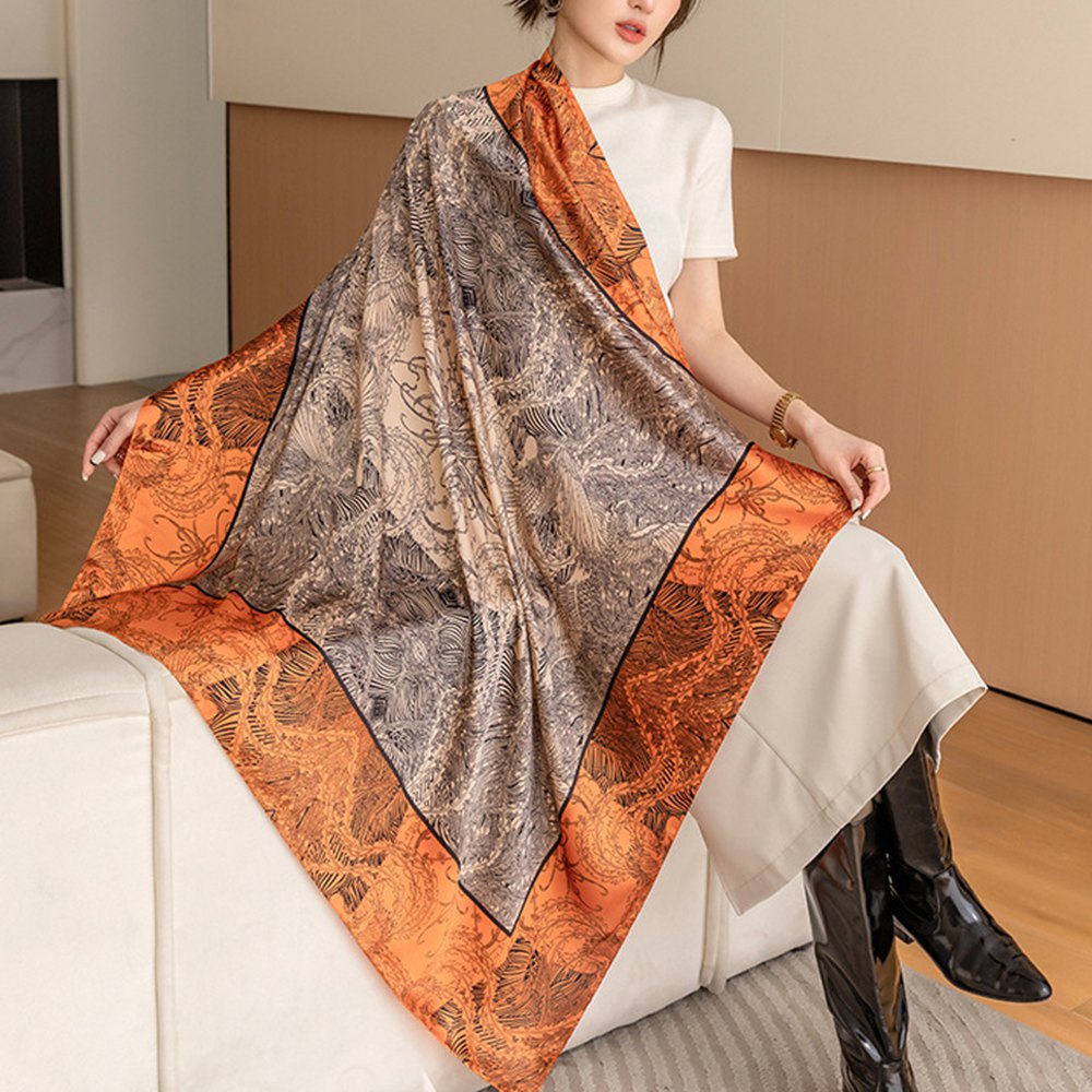 New Summer Large 110cm Square  - Face Scarf Mask 리뷰 및 가격