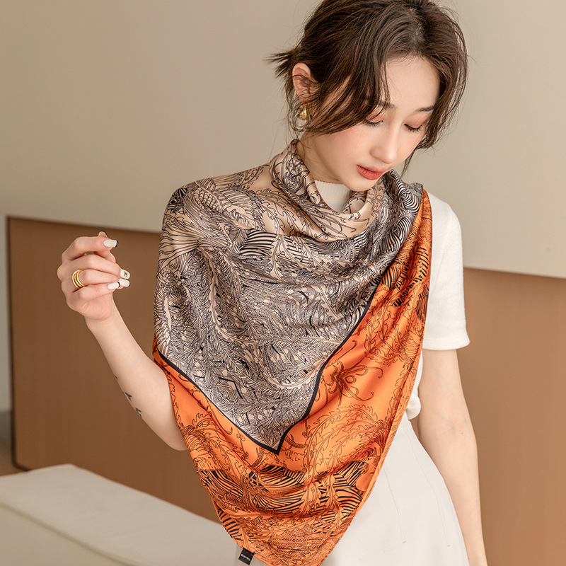 New Summer Large 110cm Square  - Face Scarf Mask 리뷰 및 가격