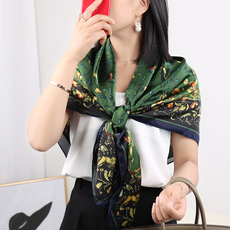 New Summer Large 110cm Square  - Face Scarf Mask 리뷰 및 가격