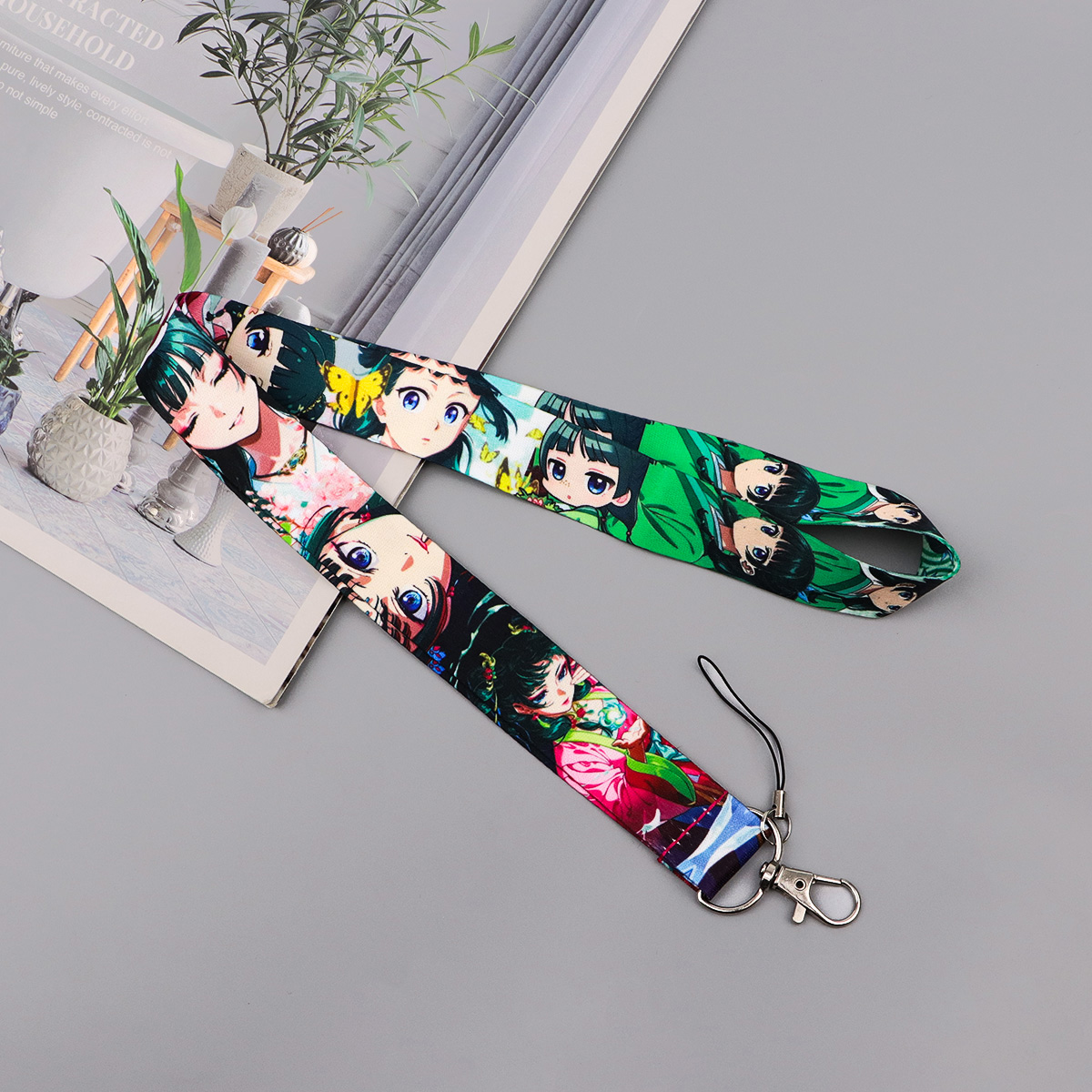 Cute Anime Girl Lanyard Neck S - Lanyard Badge Holder 리뷰 및 가격