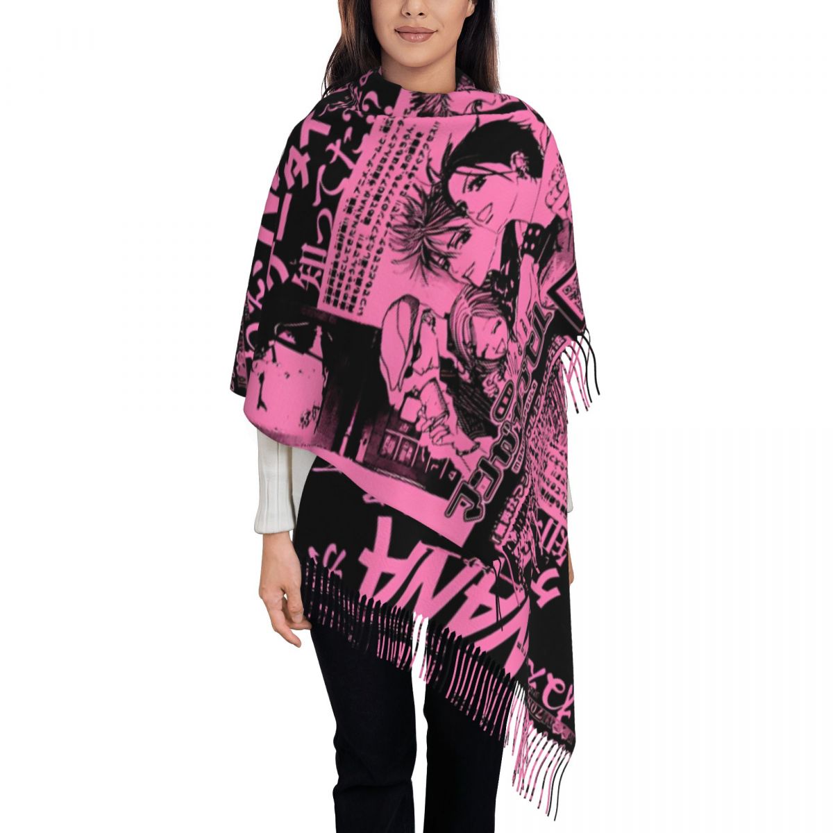 Women's Scarf with Tassel Nana - Pashmina Wrap Large 리뷰 및 가격
