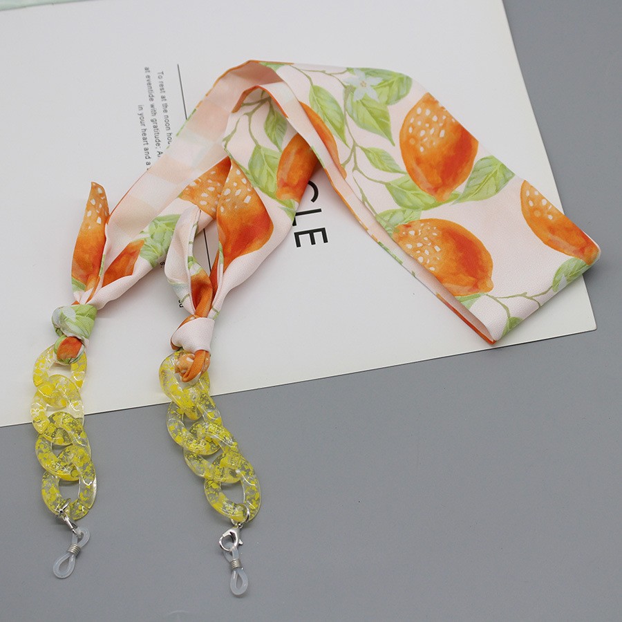 Bohemia Print Silk Scarf Glass - Silk Neck Scarf 리뷰 및 가격
