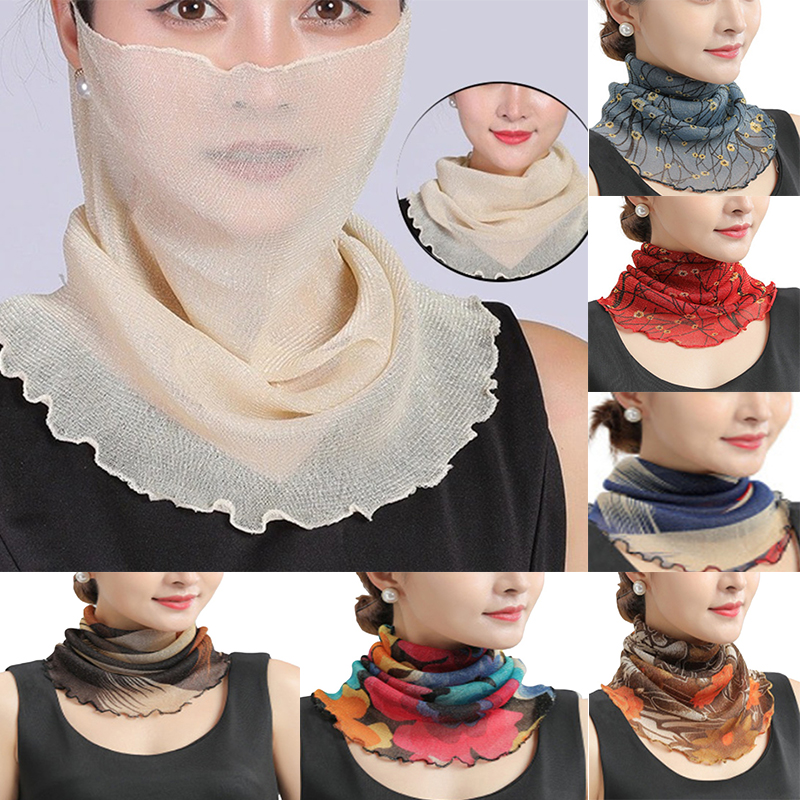 Spring Summer Chiffon Neck Col - Ascot Neck Scarf 리뷰 및 가격